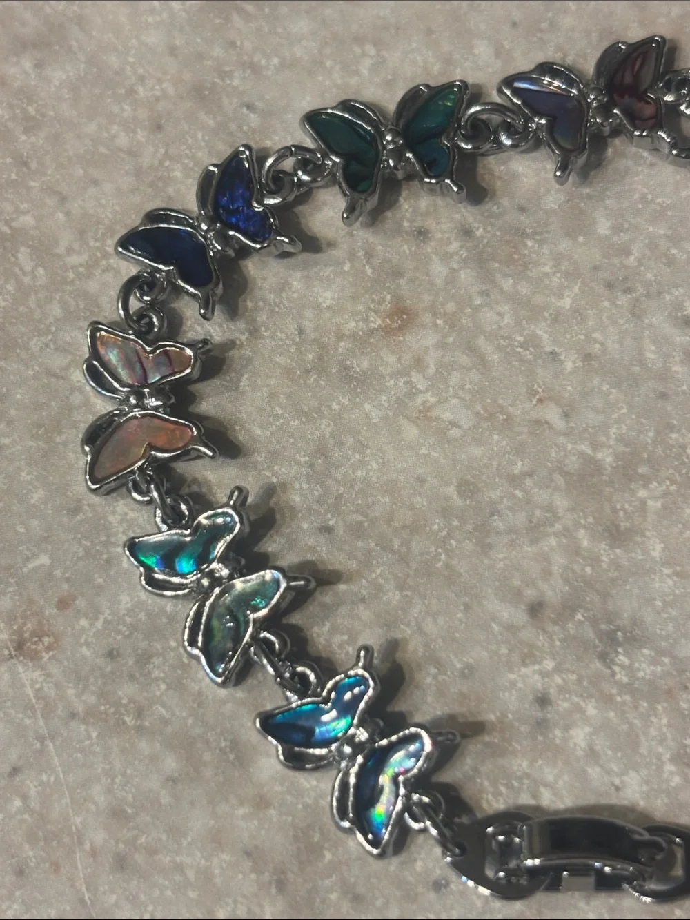 Butterfly Multi-Color Abalone Shell Bracelet - Women Jewelry